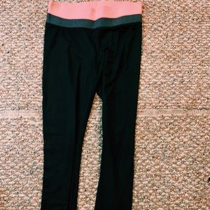 black rebook leggings